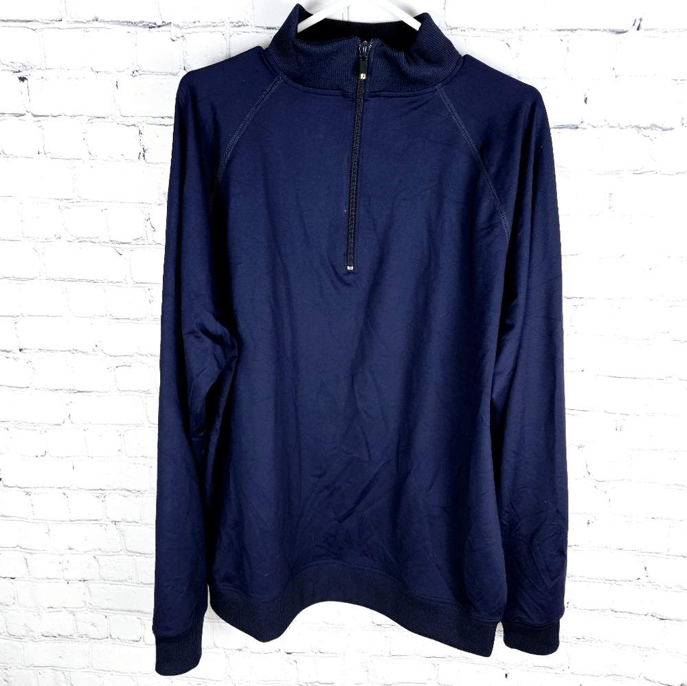 FOOTJOY | ⅓ zip pullover stretch long sleeve top